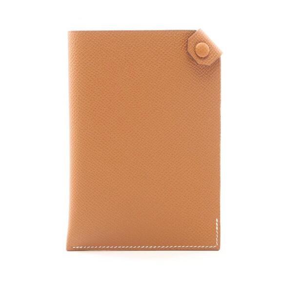 HERMES Accessories - Hermes Tarmac PM Gold Business Card Holder/Card Case Accessory, Veau Epsom Le...